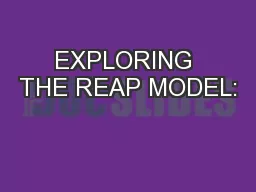 EXPLORING THE REAP MODEL: