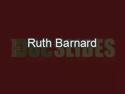 Ruth Barnard