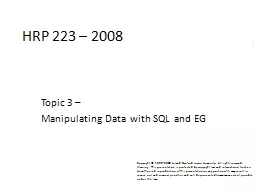 HRP 223 – 2008