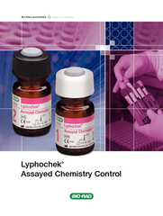 BioRad Laboratories QUALITY CONTROL Lyphochek Assayed