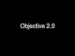 Objective 2.0