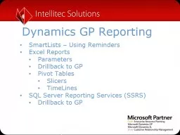 Dynamics GP – You Own It … Why Not Use It?