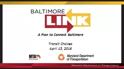 A Plan to Connect Baltimore