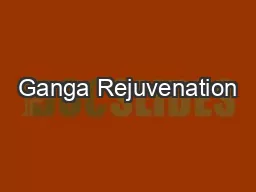 Ganga Rejuvenation