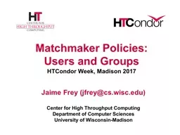 Matchmaker Policies: