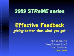 1 2009 STReME series
