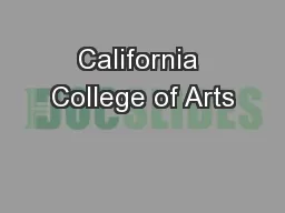 California College of Arts