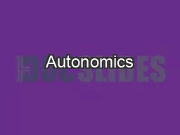 Autonomics
