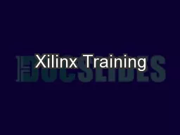 Xilinx Training