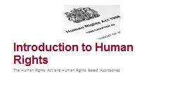 Introduction to Human Rights