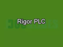 Rigor PLC