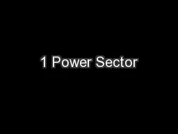 1 Power Sector