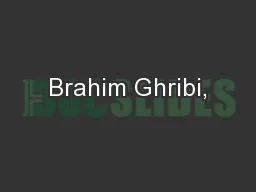 Brahim Ghribi,