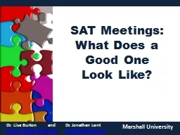 SAT Meetings: