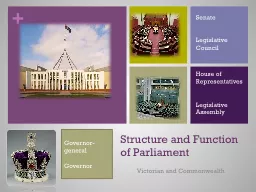 Structure and Function of Parliament
