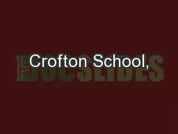 Crofton School,