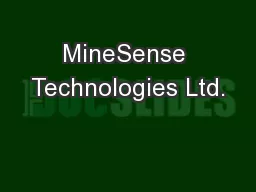 MineSense Technologies Ltd.