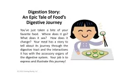 Digestion Story:
