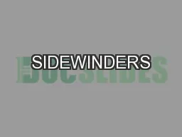 SIDEWINDERS