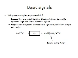 Basic signals