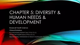 Chapter 5: Diversity & Human Needs & Development