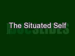 The Situated Self