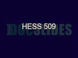 HESS 509