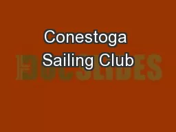 Conestoga Sailing Club