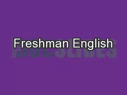 Freshman English