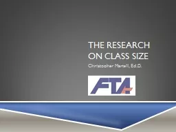 The Research on Class Size
