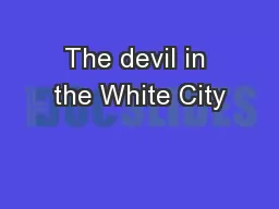 The devil in the White City