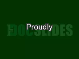 Proudly