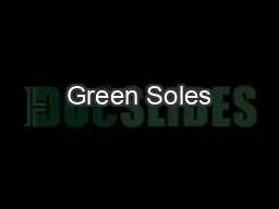Green Soles
