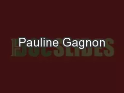 Pauline Gagnon