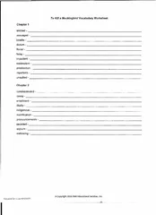 To Kill Mockingbird Vocabulary Worksheet Chapter amb e