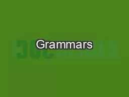 Grammars