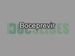 Boceprevir