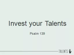 Invest your Talents
