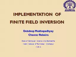 Implementation of Finite Field Inversion
