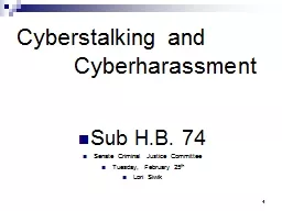 Cyberstalking