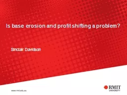 Is base erosion and profit shifting a problem?