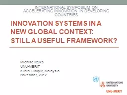Innovation systems in a new global context: