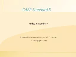 CAEP Standard 5