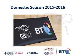 Domestic Season 2015-2016