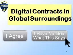 1 Digital Contracts in Global Surroundings