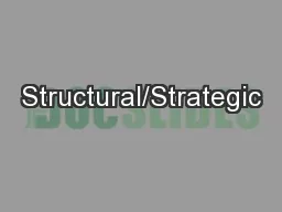 Structural/Strategic