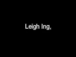 Leigh Ing,