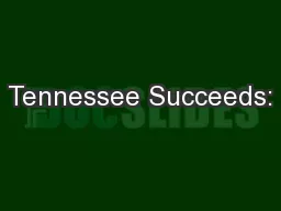Tennessee Succeeds: