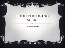 Food Poisoning sucks