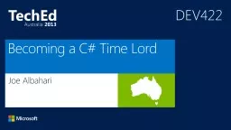 Becoming a C# Time Lord